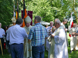 Festgottesdienst zum 1.000 Todestag des Heiligen Heimerads auf dem Hasunger Berg (Foto: Karl-Franz Thiede)